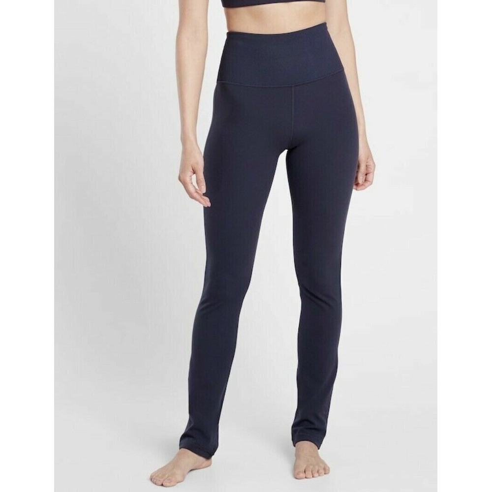 ATHLETA Studio‎ Rib Skinny Leg Pant 2XS Navy NWT #531298 Yoga Workout XXS